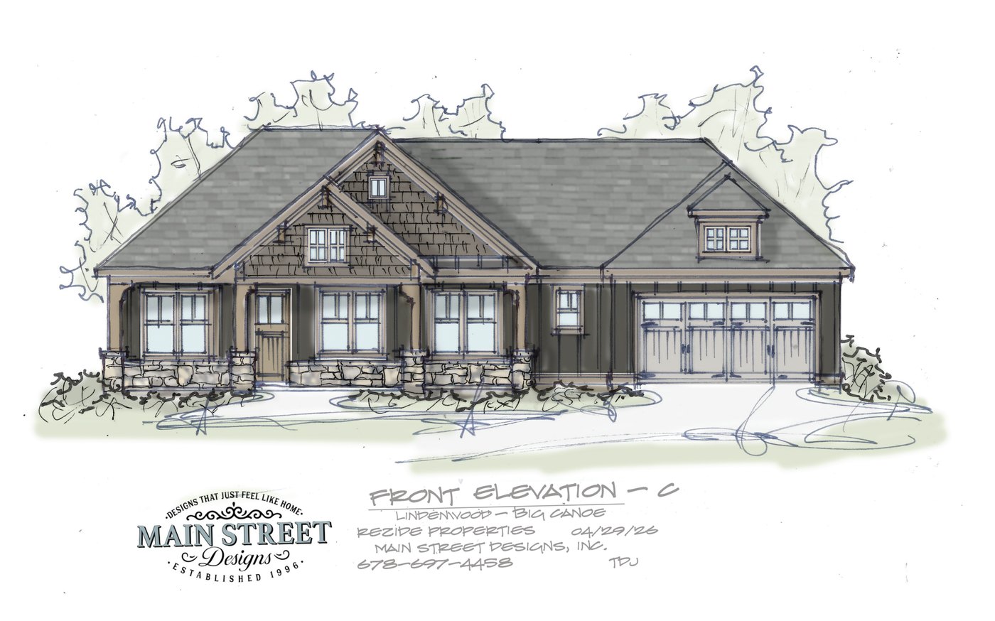 Lindenwood elevation C